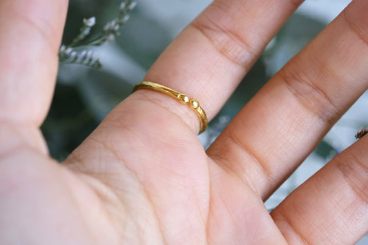 Anellino con foglie di salvia