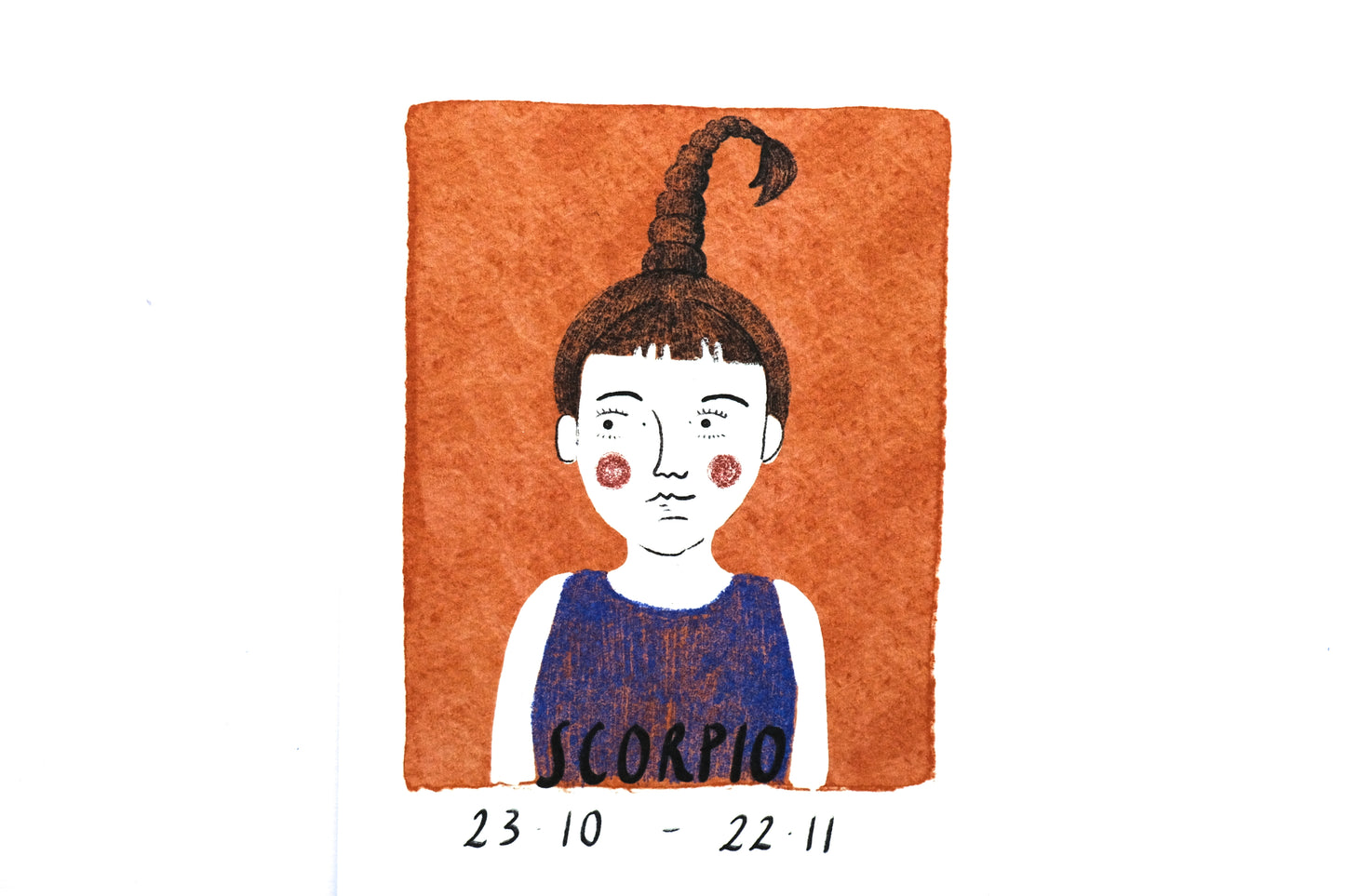 Collane con segno zodiacale dello SCORPIONE e pietra di diaspro rosso