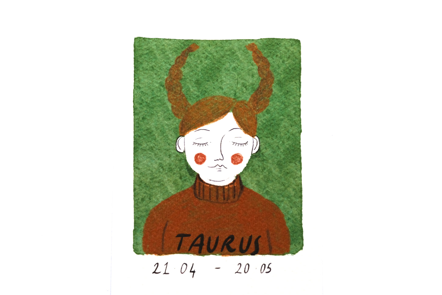 Collane con segno zodiacale del TORO e pietra di avventurina